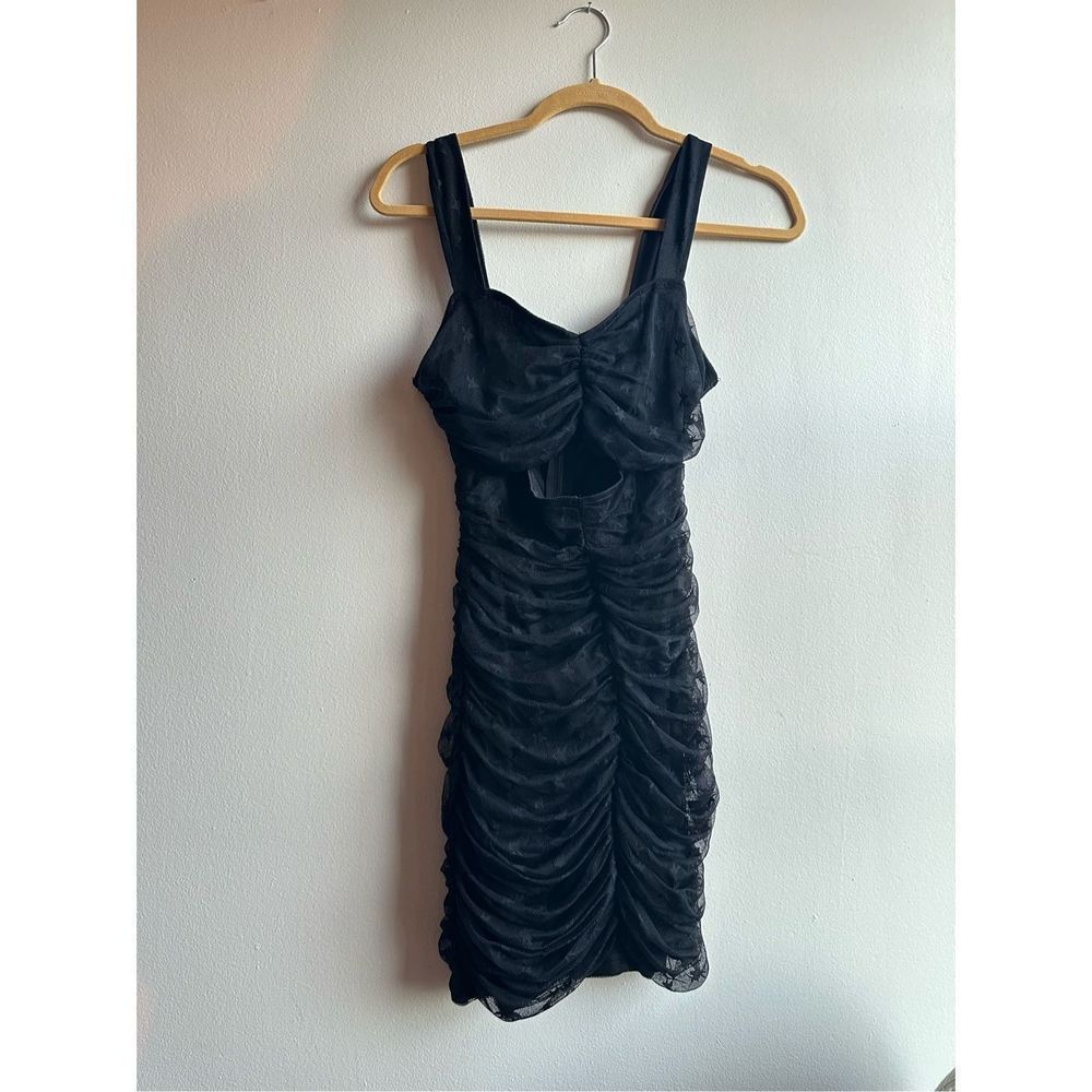 Le Lis Black Mini Dress